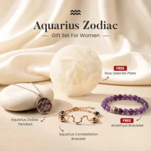 Aquarius Zodiac Gift Set For Women